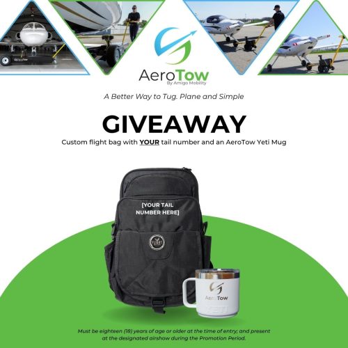 AeroTow flight bag giveaway